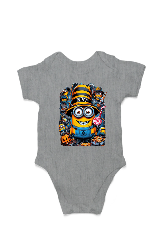 Mischievous Minion Rompers - Tiny Trouble, Big Fun!