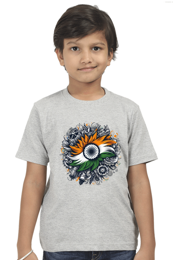 Proud Indian Flag T-Shirt - Celebrate Unity and Heritage!
