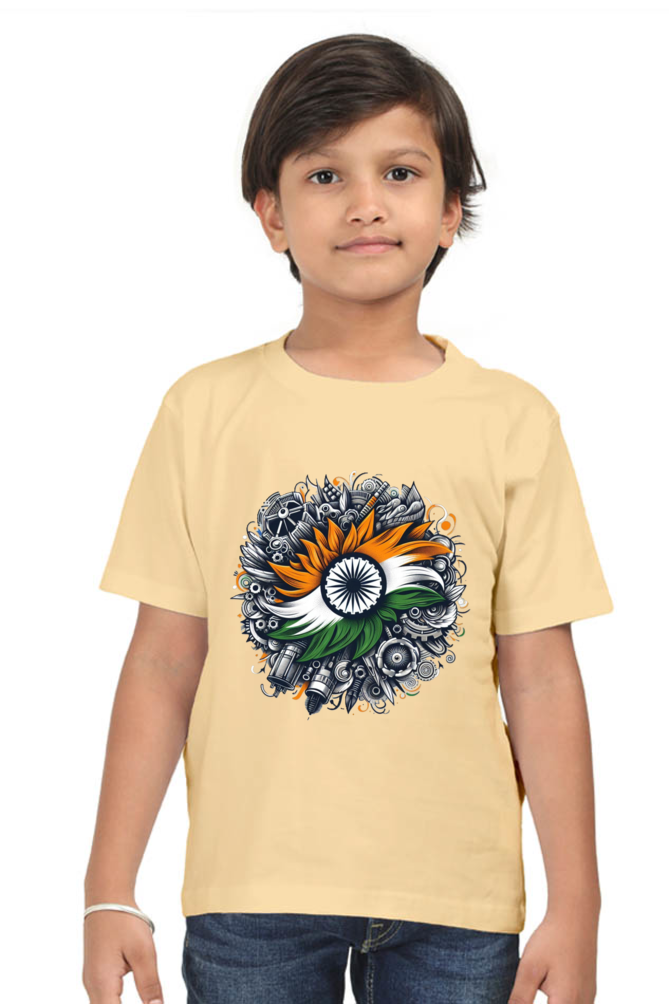 Proud Indian Flag T-Shirt - Celebrate Unity and Heritage!