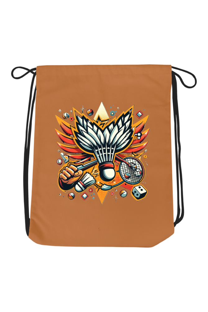 Smash Hit: Badminton Drawstring Bag