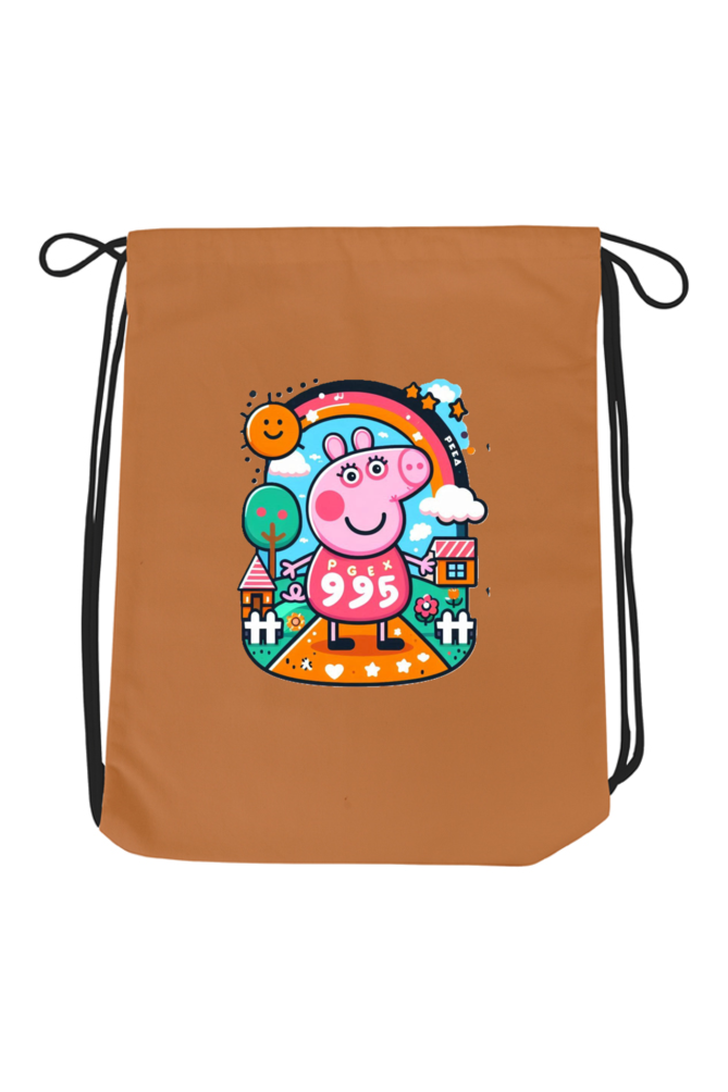 Peppa’s Fun: Drawstring Bag