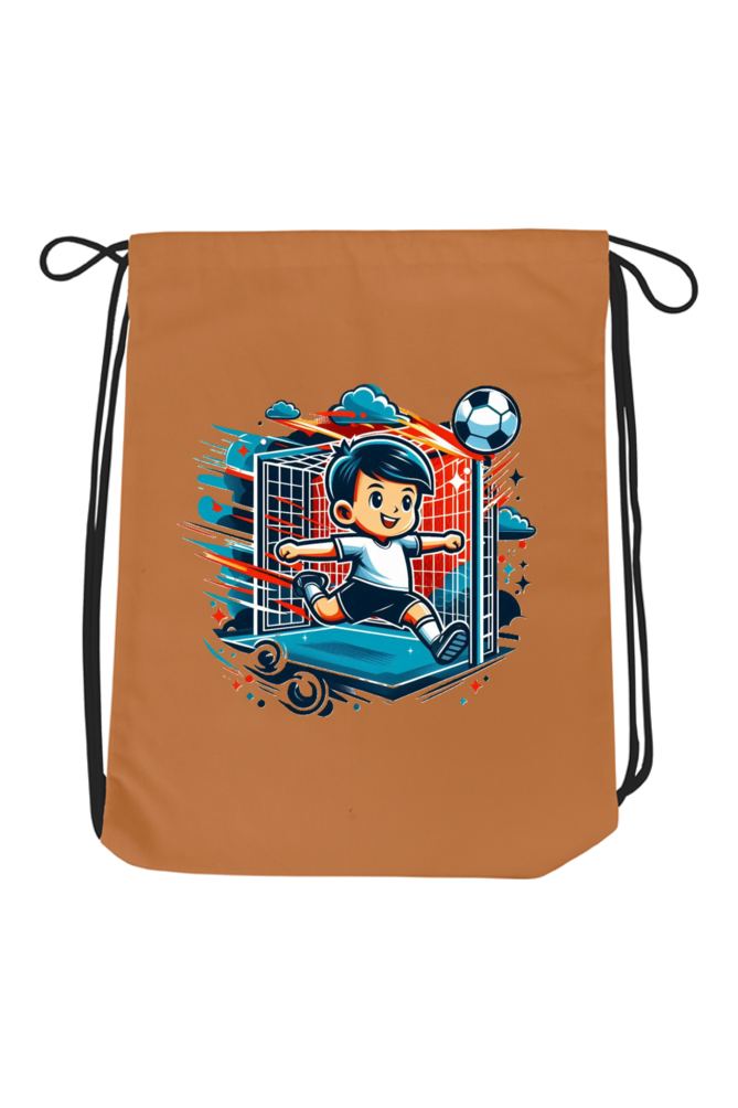 Goal Getter: Football Drawstring Bag