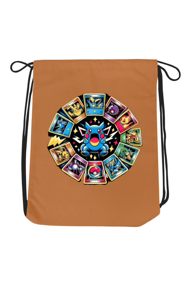 Catch 'Em All: Pokemon Drawstring Bag