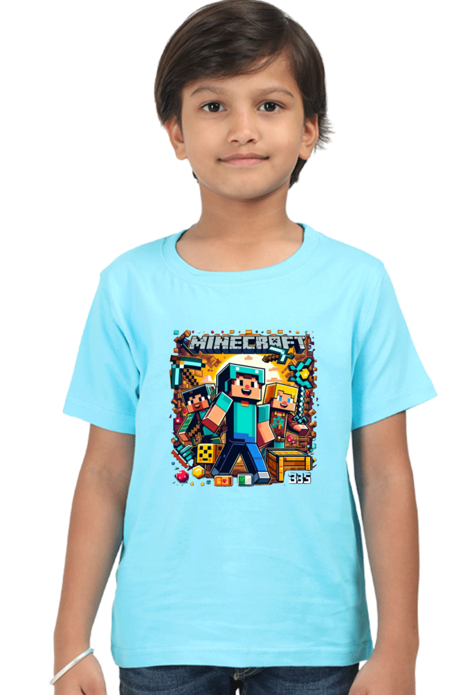 Minecraft Adventure Tee - Explore, Build, Conquer!