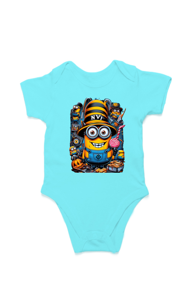 Mischievous Minion Rompers - Tiny Trouble, Big Fun!