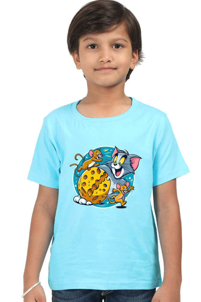 Tom and Jerry Classic Tee - Fun with the Iconic Cat and Mouse Duo