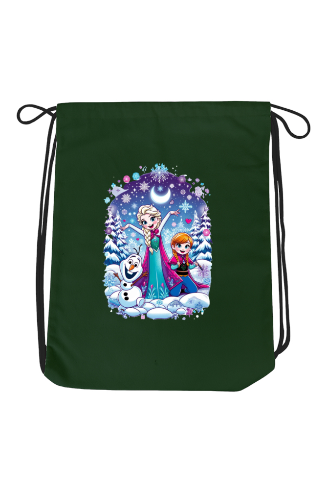 Frozen Magic: Drawstring Bag