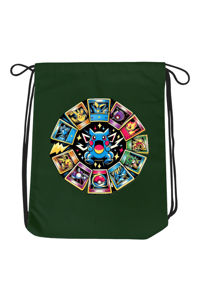 Catch 'Em All: Pokemon Drawstring Bag