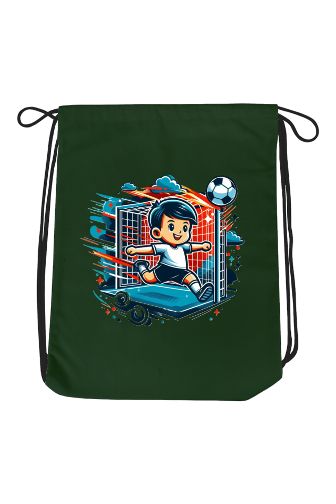 Goal Getter: Football Drawstring Bag