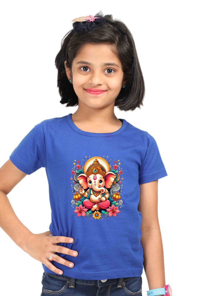 Ganpati Bappa Morya Kids T-Shirt - Celebrate the Festival with Joy and Devotion!