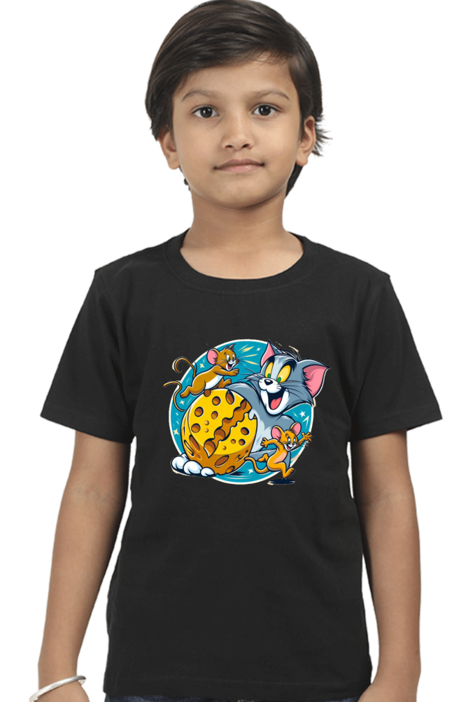 Tom and Jerry Classic Tee - Fun with the Iconic Cat and Mouse Duo