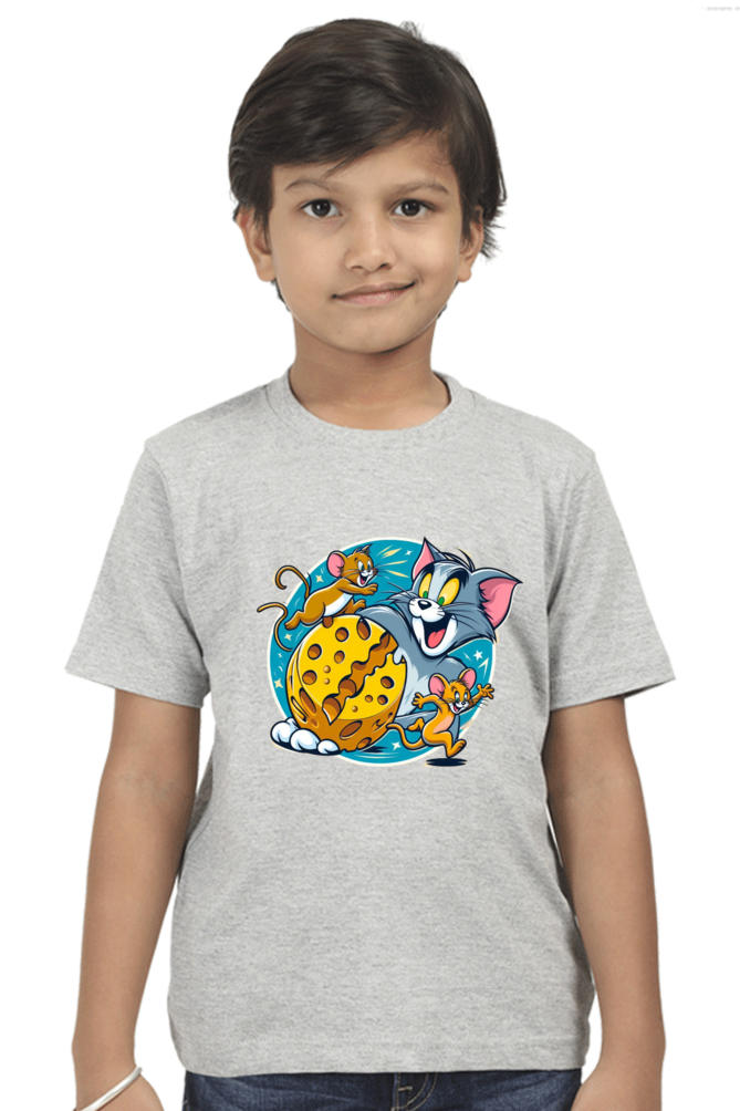 Tom and Jerry Classic Tee - Fun with the Iconic Cat and Mouse Duo