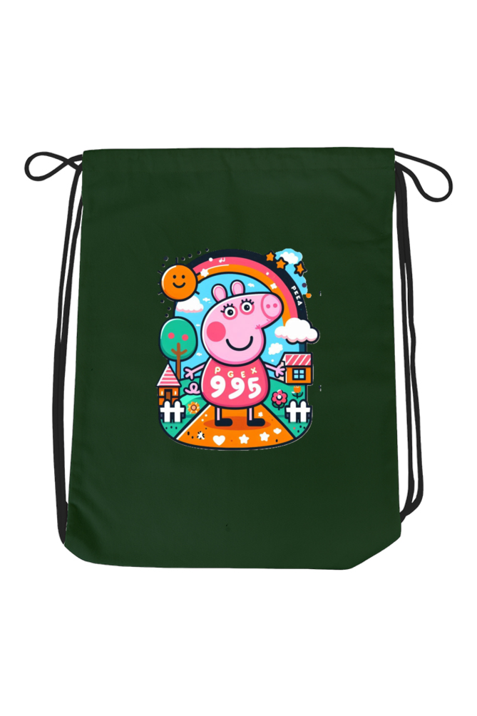 Peppa’s Fun: Drawstring Bag